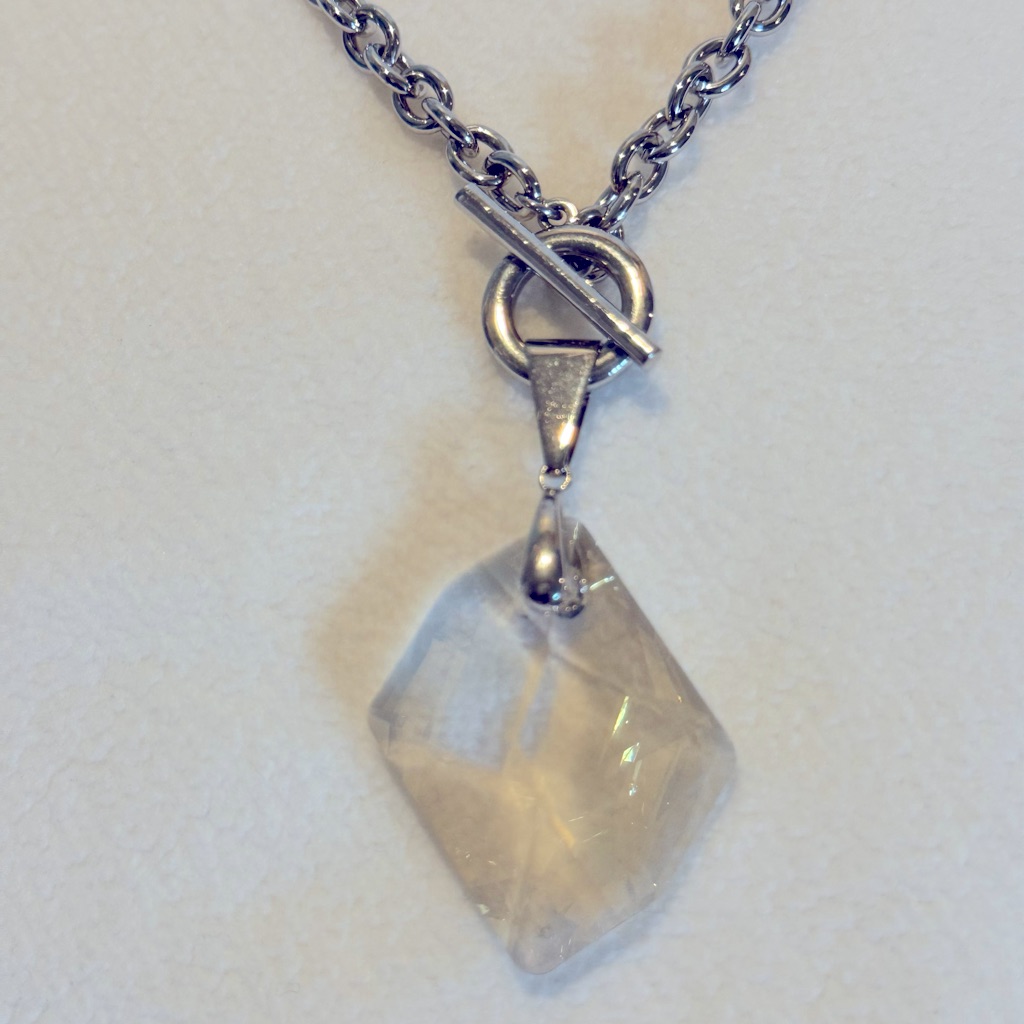 Touchstone Crystal Toggle Necklace. Gorgeous Statement Piece!!!!!
